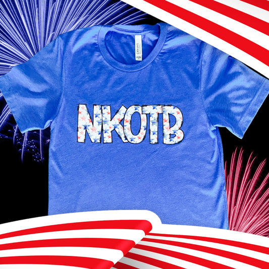 NKOTB 4th of July BLUE shirt!