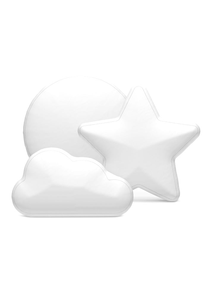 Blank shaped pillow examples; finished shape and design are based on your uploaded photo