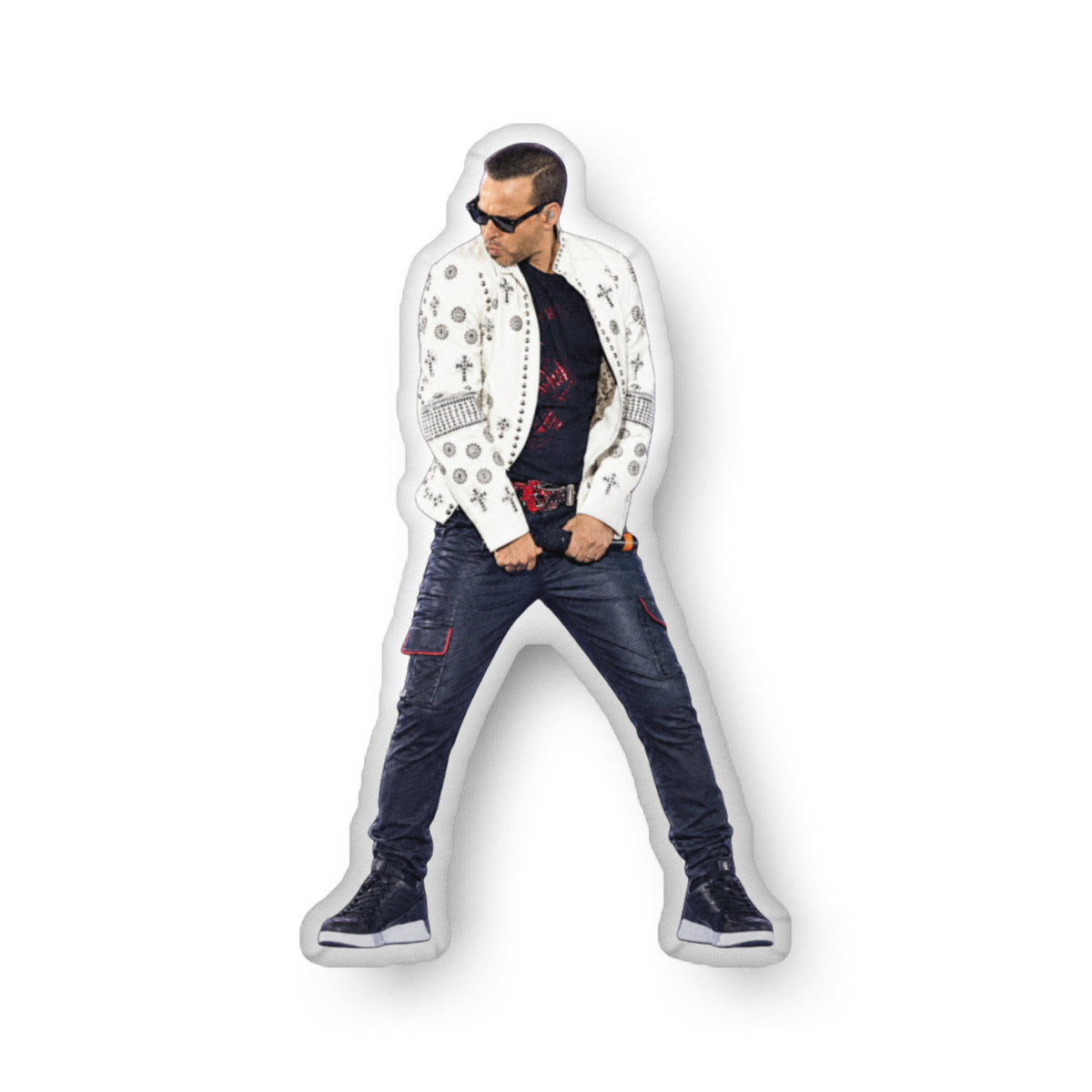 Donnie 22-inch custom shaped pillow — Printful mockup
