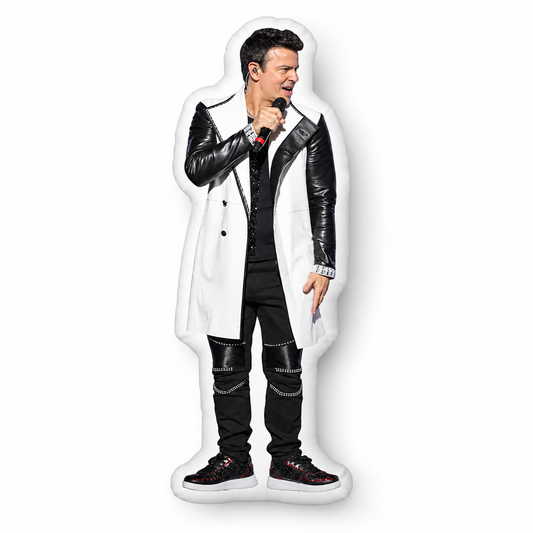 Jordan custom shaped pillow — enhanced mockup; final print may vary